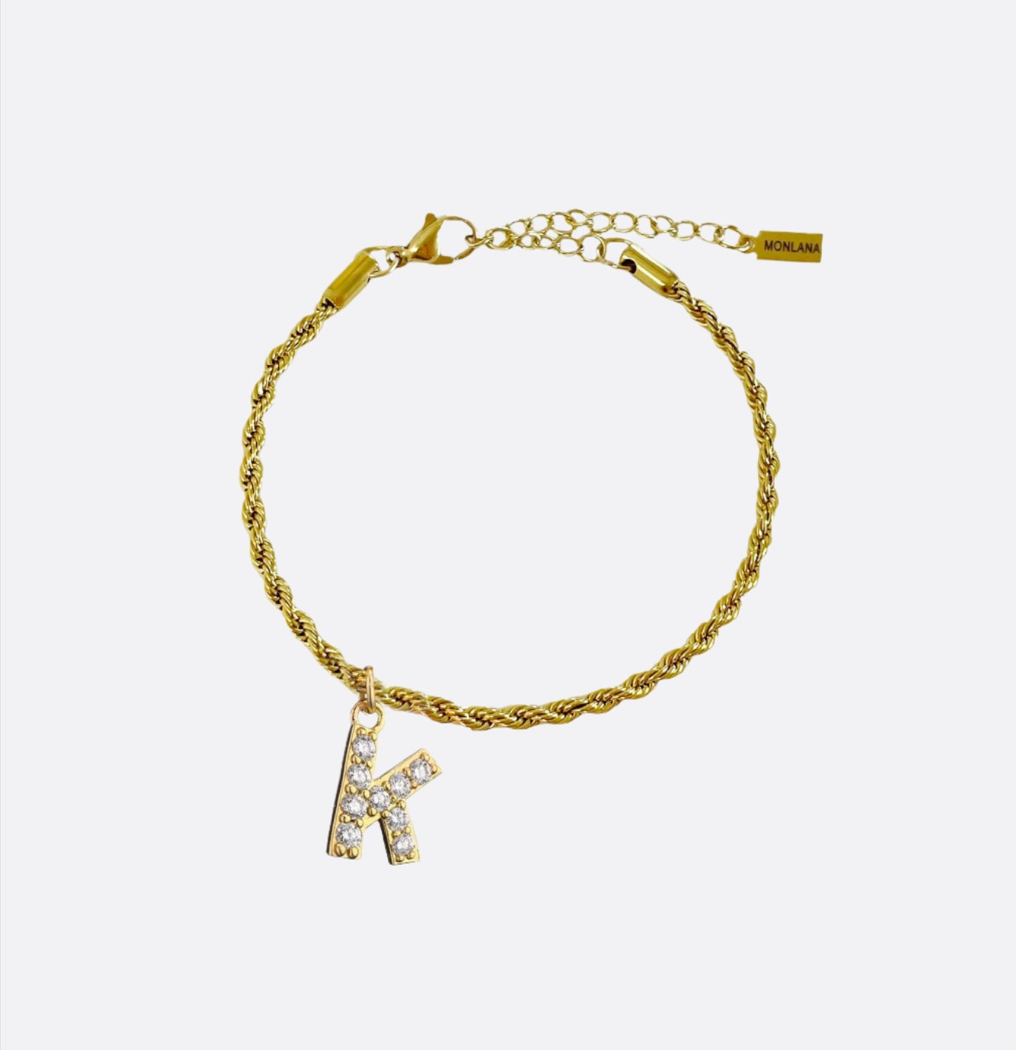 Alphabet Twist Bracelet A-Z