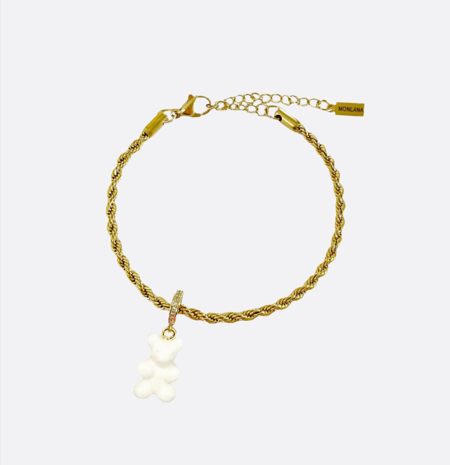 White Gummy Bear Bracelet