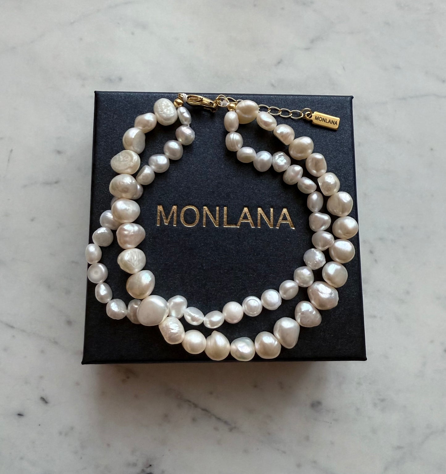 Double Strand Pearl Bracelet