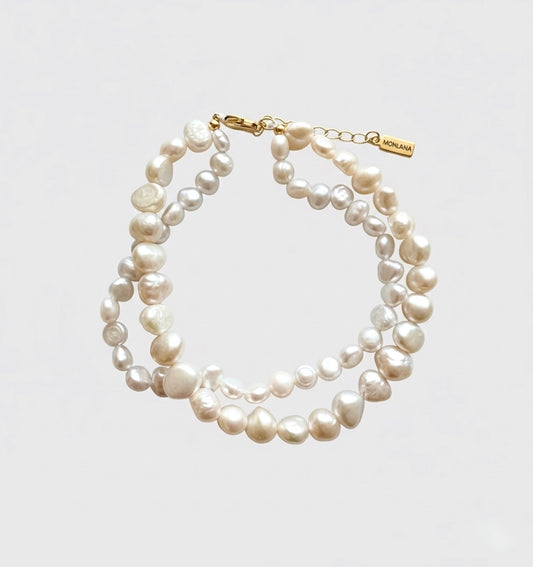 Double Strand Pearl Bracelet