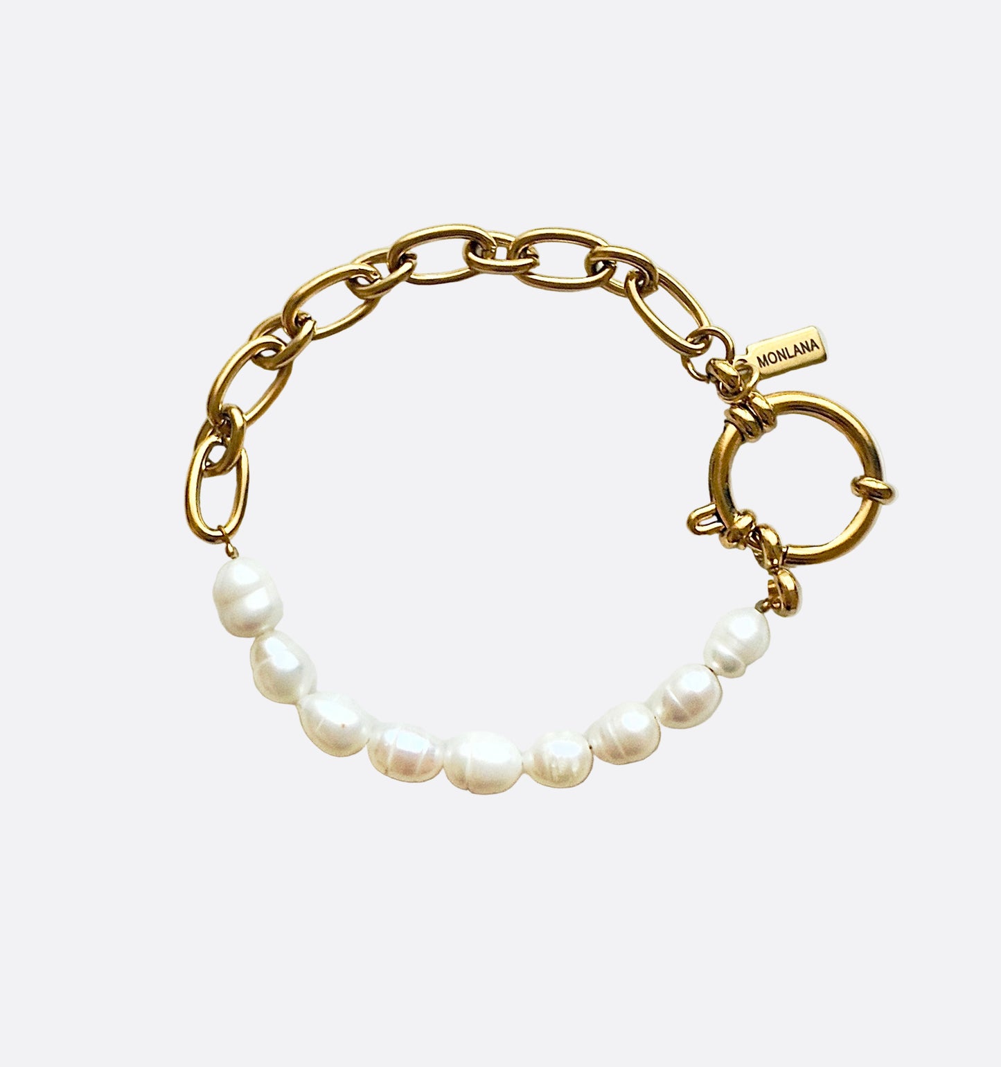 Monaco Natural Pearl Bracelet