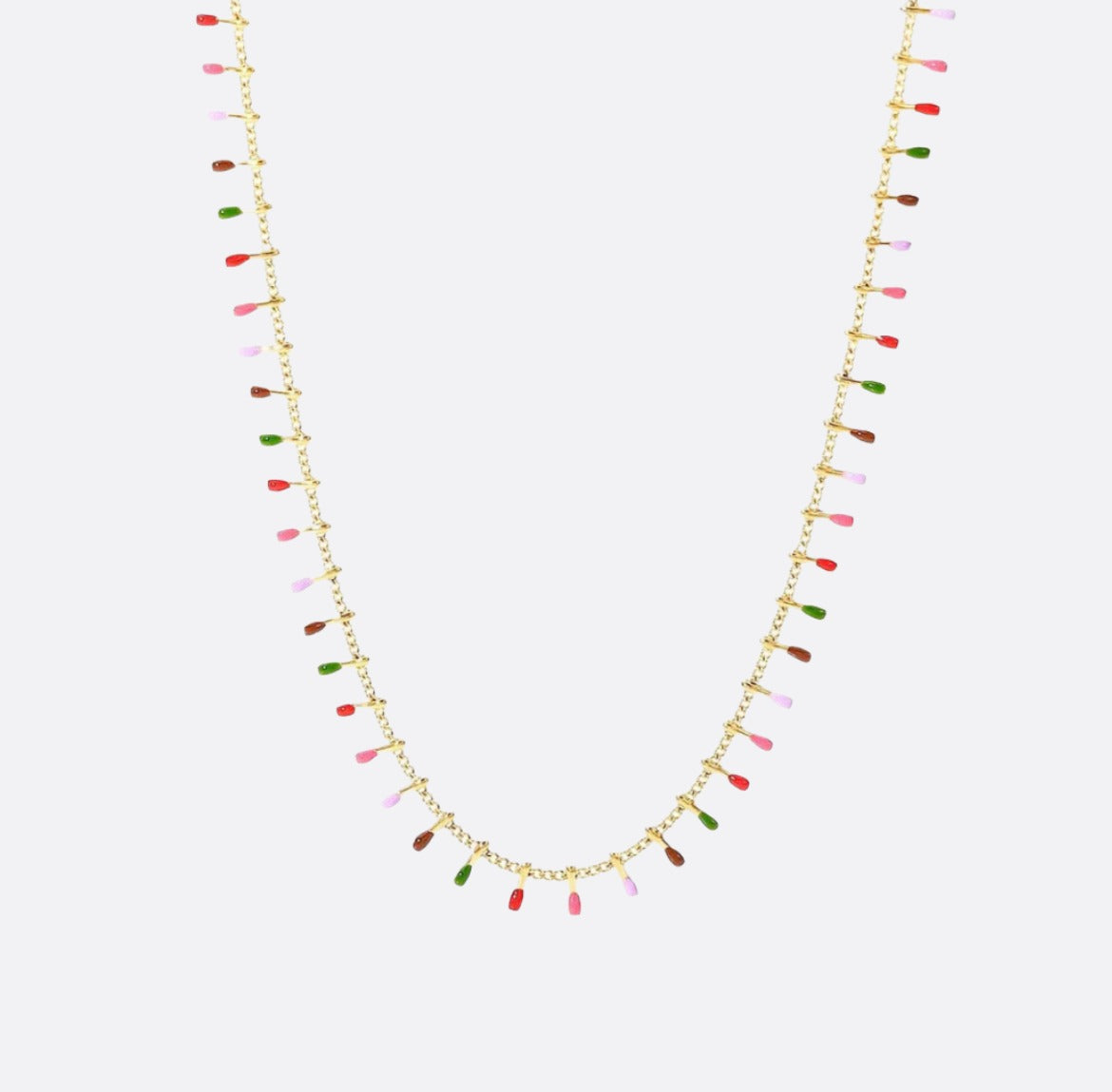 Casablanca Bead Trim Necklace