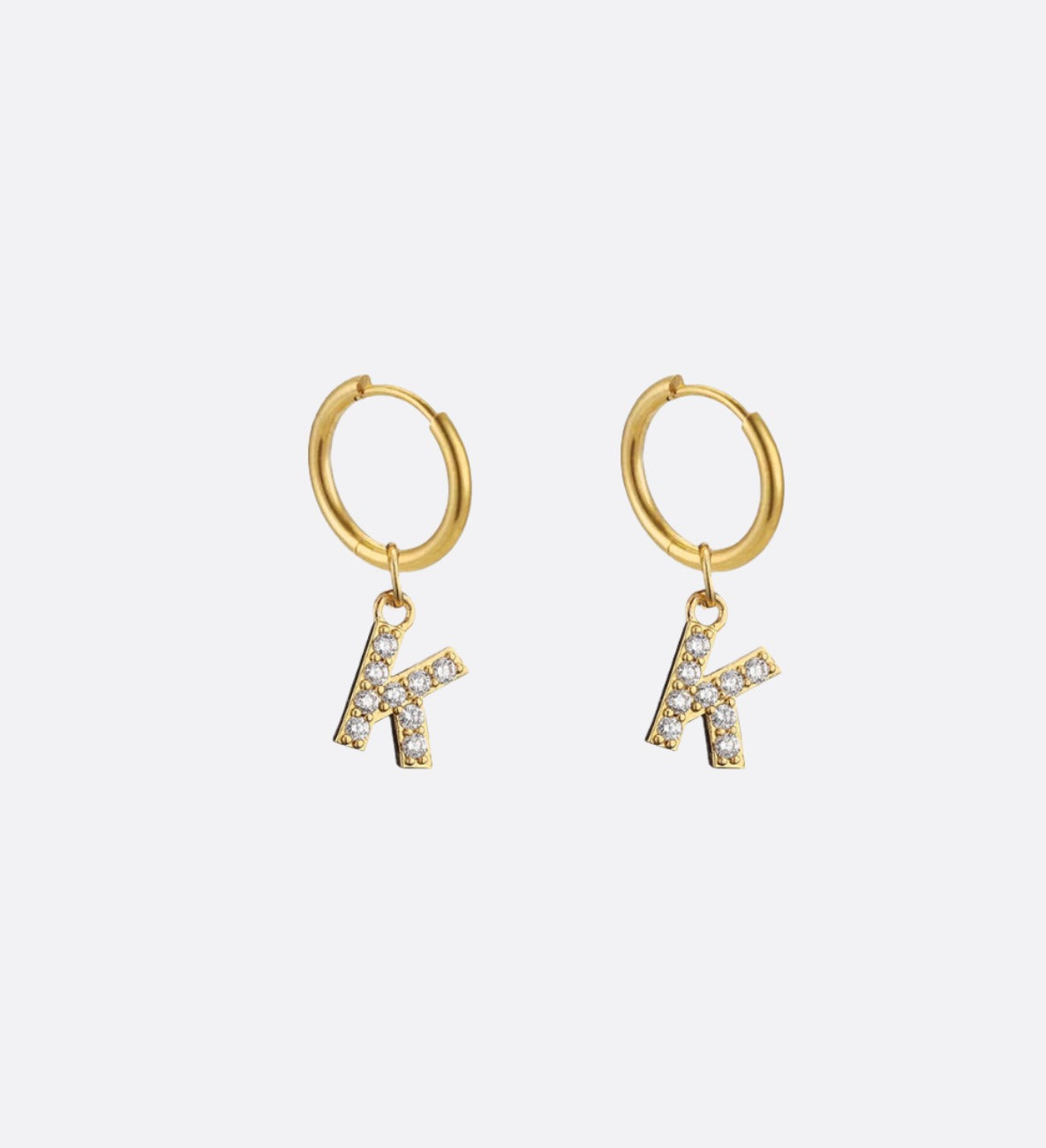 Alphabet Earrings A-Z