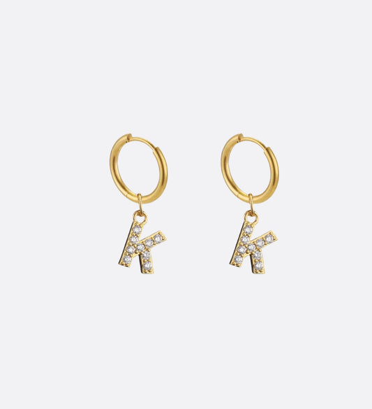 Alphabet Earrings A-Z