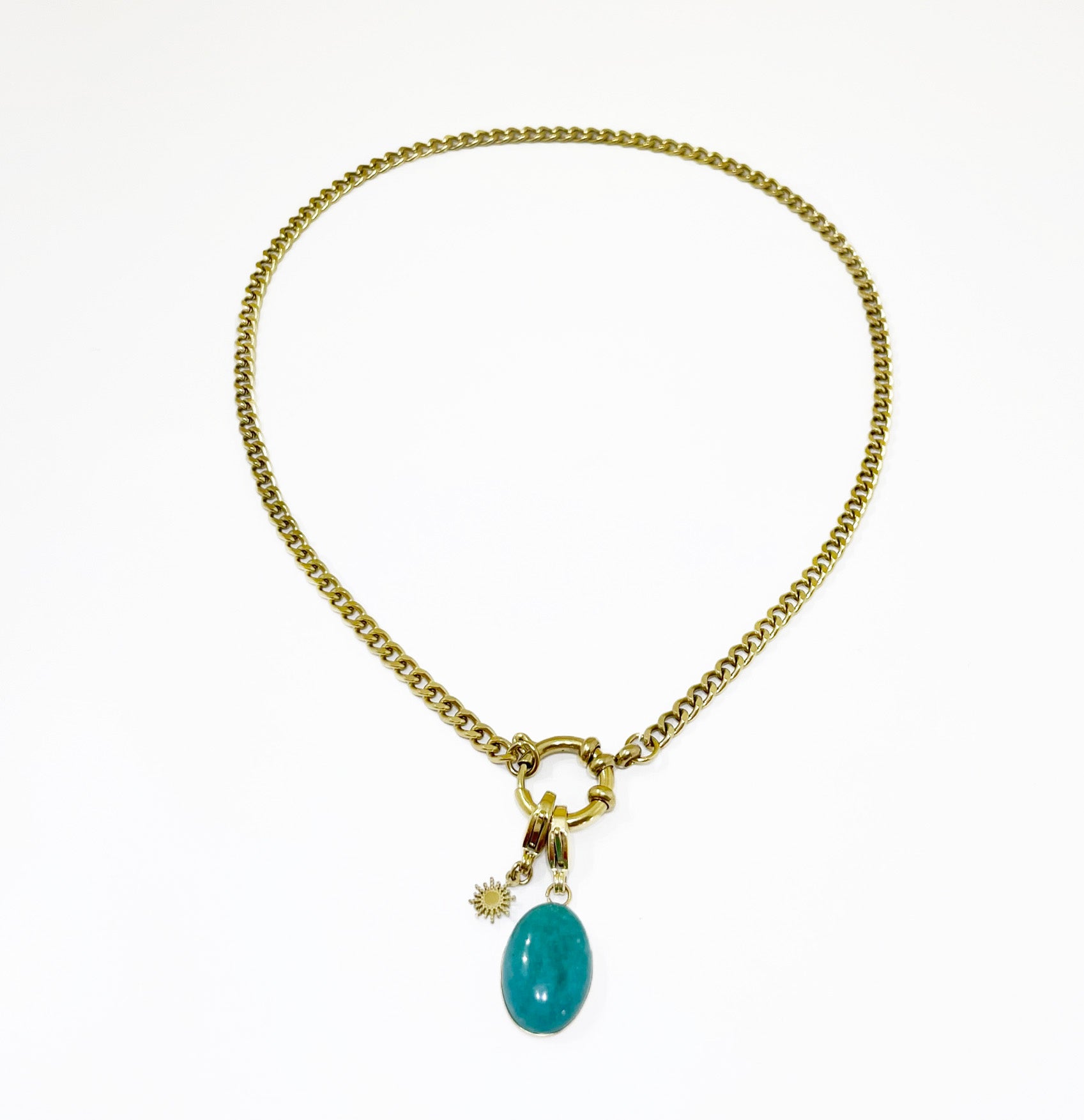 Monlana Turquoise Natural Stone Necklace