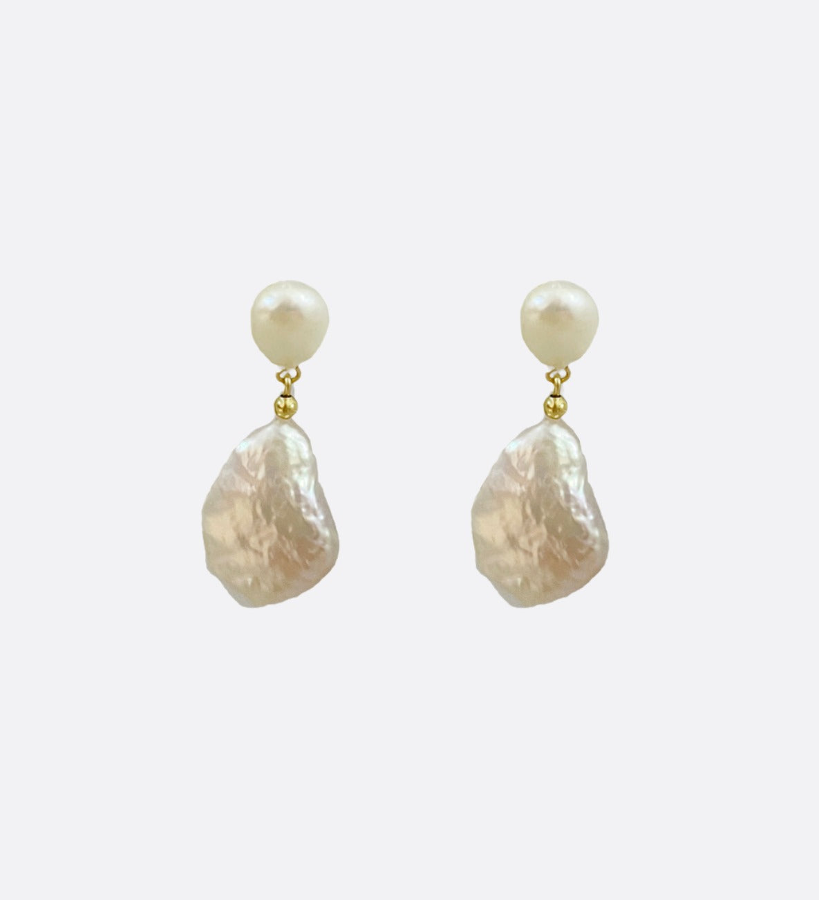 Natural Baroque Pearls Earrings