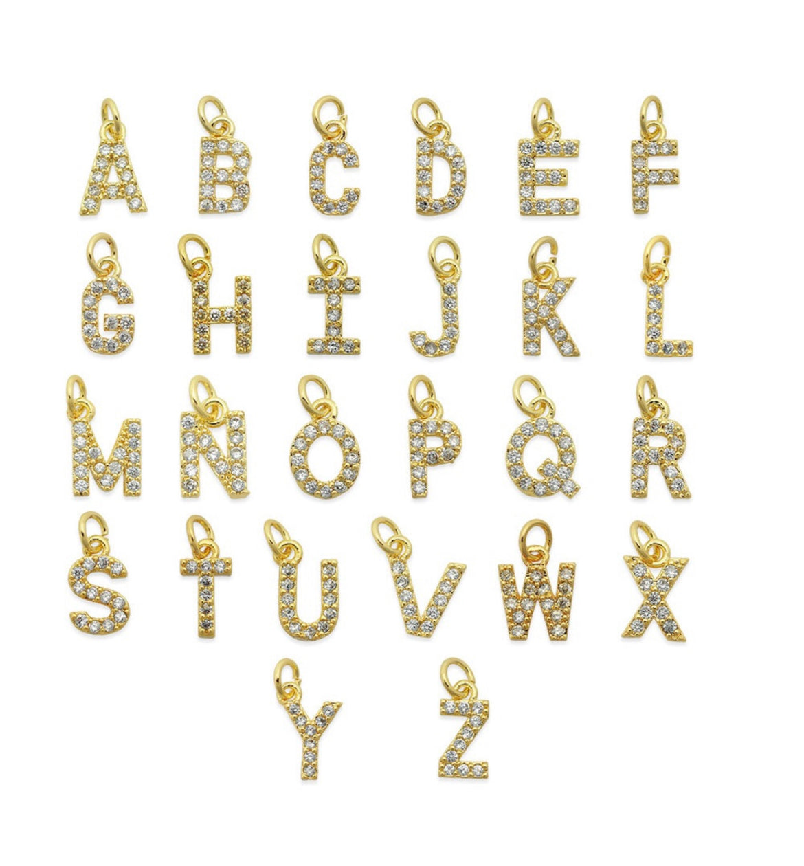 Alphabet Popcorn nyaklánc AZ